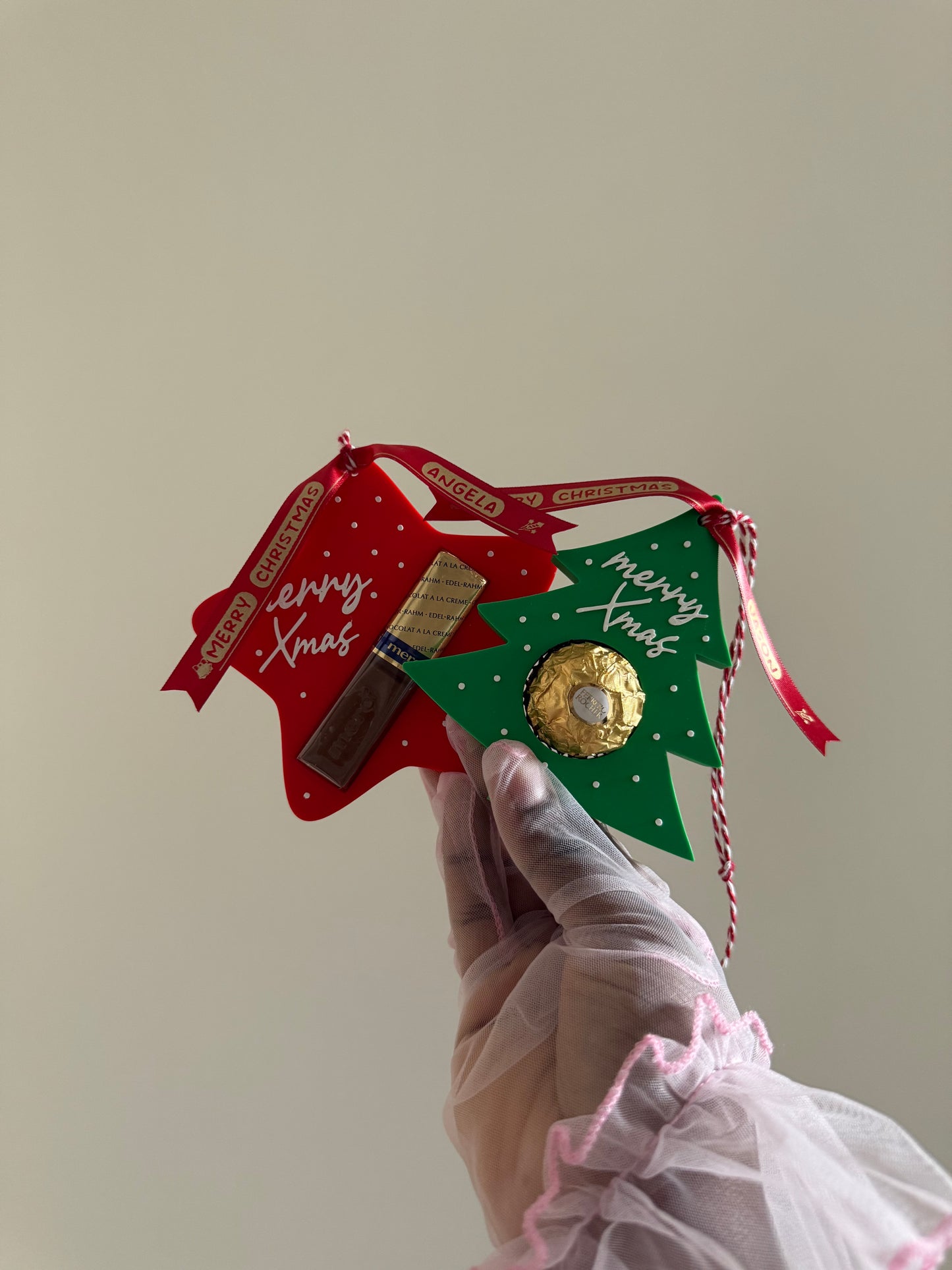 Kersthanger - Kerstboom Ferrero Rocher